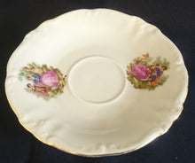 Lade das Bild in den Galerie-Viewer, 2er Set 2er MOCCAGEDECK - Porzellan, Goldrand Barock Dekor