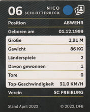 Lade das Bild in den Galerie-Viewer, Standard STICKER FIFA WELTMEISTERSCHAFT 2022 in QATAR (KATAR) - Verschiedene Sticker / Karten (GnoE)