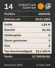 Lade das Bild in den Galerie-Viewer, Glitzer STICKER FIFA WELTMEISTERSCHAFT 2022 in QATAR (KATAR) - Verschiedene Sticker / Karten (GnoE)