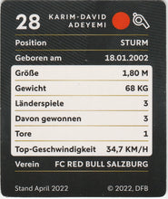 Lade das Bild in den Galerie-Viewer, Glitzer STICKER FIFA WELTMEISTERSCHAFT 2022 in QATAR (KATAR) - Verschiedene Sticker / Karten (GnoE)