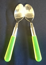 Lade das Bild in den Galerie-Viewer, TEELÖFFEL "Bella Cuisine" - Edelstahl 18/0 & Kunststoff, Modern Neonfarbig Style Dekor