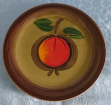 Lade das Bild in den Galerie-Viewer, 3er TEEGEDECK - Keramik / Steingut, Obstmotiv Dekor (G)