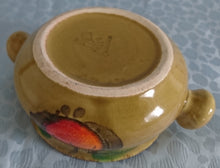 Lade das Bild in den Galerie-Viewer, SUPPENTASSE - Keramik / Steingut, Obstmotiv Dekor