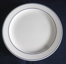 Lade das Bild in den Galerie-Viewer, DESSERTTELLER - Porzellan, 2facher Linienrand Dekor