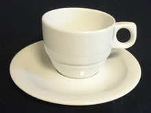 Lade das Bild in den Galerie-Viewer, 2er Set KAFFEETASSEN - Porzellan, Gastronomie Einfärbiges Klassisch Dekor