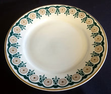 Lade das Bild in den Galerie-Viewer, DESSERTTELLER - Porzellan, Goldrand Sonne Kreise Geometrisches Abstraktes Motiv Dekor