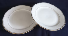 Lade das Bild in den Galerie-Viewer, 2er Set DESSERTTELLER - Porzellan, Mehrfacher Goldrand Dekor