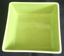 Lade das Bild in den Galerie-Viewer, DESSERTSCHALE "Villa Loca" - Keramik / Steingut, Zweifärbiges Quadratische Viereck Form Modern Style Dekor