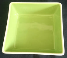 Lade das Bild in den Galerie-Viewer, 2er Set DESSERTSCHALEN "Villa Loca" - Keramik / Steingut, Zweifärbiges Quadratische Viereck Form Modern Style Dekor