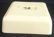 Lade das Bild in den Galerie-Viewer, 2er Set DESSERTSCHALEN "Villa Loca" - Keramik / Steingut, Zweifärbiges Quadratische Viereck Form Modern Style Dekor