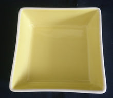 Lade das Bild in den Galerie-Viewer, 4er Set DESSERTSCHALEN "Villa Loca" - Keramik / Steingut, Zweifärbiges Quadratische Viereck Form Modern Style Dekor