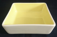 Lade das Bild in den Galerie-Viewer, 2er Set DESSERTSCHALEN "Villa Loca" - Keramik / Steingut, Zweifärbiges Quadratische Viereck Form Modern Style Dekor