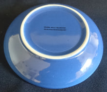 Lade das Bild in den Galerie-Viewer, UNTERTASSE - Keramik / Steingut, Blau, Schwarze Aufschrift "Espresso" Dekor