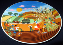 Lade das Bild in den Galerie-Viewer, WAND SAMMELTELLER "Sommer" - Vierjahreszeiten, Porzellan, Barbara Fürstenhöfer Designerin