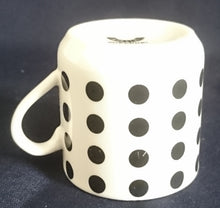 Lade das Bild in den Galerie-Viewer, ESPRESSOTASSE "Cafissimo" - Porzellan, Mehrfach Kreise Punkte Motiv Dekor