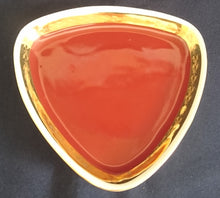 Lade das Bild in den Galerie-Viewer, 3er Set RAUCHERTISCHTABLETT - Porzellan, Goldrand Linien Abstrakt Pflanzen Blatt Blätter Motiv Dekor