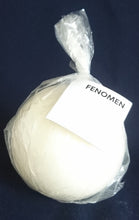 Lade das Bild in den Galerie-Viewer, RUNDE STANDKERZE "Fenomen" - Weiß (Kaltweiß), Runde Kugel Form (G)