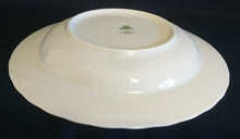 Lade das Bild in den Galerie-Viewer, SUPPENTELLER - Porzellan, Gemüse Kräuter Gewürz Motiv Geriffelter Rand Dekor