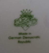 Lade das Bild in den Galerie-Viewer, 2er Set SUPPENTELLER - Porzellan, Gemüse Kräuter Gewürz Motiv Geriffelter Rand Dekor