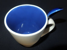 Lade das Bild in den Galerie-Viewer, KAFFEETASSE & LÖFFEL - Keramik / Steingut, Klassisch Modern Zweifärbiges Dekor