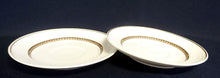 Lade das Bild in den Galerie-Viewer, 2er TEEGEDECK "Friesland Atlantis" - Porzellan, Goldrand Abstrakt Muschel Fisch Schuppen Relief Dekor