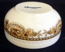 Lade das Bild in den Galerie-Viewer, ZUCKERSCHALE "Friesland Atlantis" - Porzellan, Goldrand Abstrakt Muschel Fisch Schuppen Relief Dekor