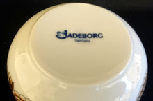 Lade das Bild in den Galerie-Viewer, ZUCKERSCHALE "Friesland Atlantis" - Porzellan, Goldrand Abstrakt Muschel Fisch Schuppen Relief Dekor