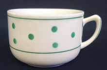 Lade das Bild in den Galerie-Viewer, KAFFEETASSE - Porzellan, Linien Punkte Tupfen Kreise Dekor