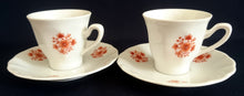 Lade das Bild in den Galerie-Viewer, ESPRESSOTASSE - Porzellan, Blumenstrauß Pflanzen Blüten Gewölbter Relief Rand Dekor