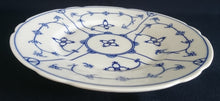 Lade das Bild in den Galerie-Viewer, DESSERTTELLER - Porzellan, Indisch Blau Strohblumen Dekor