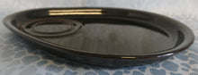 Lade das Bild in den Galerie-Viewer, SERVIERTABLETT - Keramik / Steingut, Eiförmig Oval, Einfärbiges Dunkelbraunes Dekor