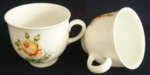 Lade das Bild in den Galerie-Viewer, KAFFEETASSE - Porzellan, Flora Rosen Blumen Blüten Pflanzen Motiv Dekor