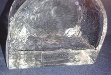 Lade das Bild in den Galerie-Viewer, SERVIETTENHALTER "Ciao" - Hartglas (Natron Kalk Glas), Schliffoptik Dekor, Handarbeit (Handmade)