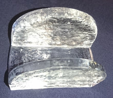 Lade das Bild in den Galerie-Viewer, SERVIETTENHALTER "Ciao" - Hartglas (Natron Kalk Glas), Schliffoptik Dekor, Handarbeit (Handmade)