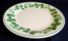 Lade das Bild in den Galerie-Viewer, 2er Set DESSERTTELLER - Keramik / Steingut, Blatt Blätter Laub Rand Dekor