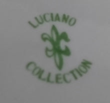 Lade das Bild in den Galerie-Viewer, 2er Set DESSERTTELLER - Keramik / Steingut, Blatt Blätter Laub Rand Dekor