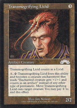 Lade das Bild in den Galerie-Viewer, TRANSPOGIFYING LICID, Magic -The Gathering-, Ausgabe / Set / Serie Exodus (Exodus) 1998