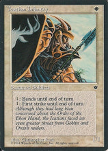 Lade das Bild in den Galerie-Viewer, ICATIAN INFANTRY (V.2), Magic -The Gathering-, Ausgabe / Set / Serie Fallen Empires (Fallen Empires) 1994