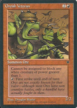 Lade das Bild in den Galerie-Viewer, ORCISH VETERAN (V.1), Magic -The Gathering-, Ausgabe / Set / Serie Fallen Empires (Fallen Empires) 1994