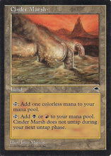 Lade das Bild in den Galerie-Viewer, CINDER MARSH, Magic -The Gathering-, Ausgabe / Set / Serie Sturmwind (Tempest) 1997