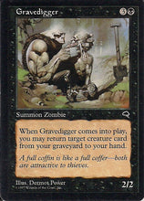 Lade das Bild in den Galerie-Viewer, GRAVEDIGGER, Magic -The Gathering-, Ausgabe / Set / Serie Sturmwind (Tempest) 1997 (G)
