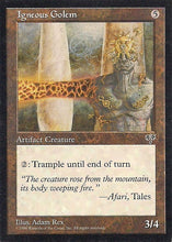 Lade das Bild in den Galerie-Viewer, IGNEOUS GOLEM, Magic -The Gathering-, Ausgabe / Set / Serie Trugbilder (Mirage) 1996