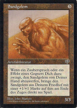 Lade das Bild in den Galerie-Viewer, SANDGOLEM, Magic -The Gathering-, Ausgabe / Set / Serie Trugbilder (Mirage)