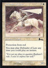 Lade das Bild in den Galerie-Viewer, DEFENDER OF LAW, Magic -The Gathering-, Ausgabe / Set / Serie Urzas Vermächtnis (Urza´s Legacy) 1999
