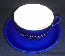 Lade das Bild in den Galerie-Viewer, 2er Set KAFFEETASSEN - Keramik / Steingut, Punkte Kreise Dekor