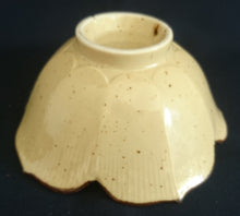 Lade das Bild in den Galerie-Viewer, BEILAGENSCHÜSSEL - Keramik / Steingut, Gesprenkeltes Linien Dekor