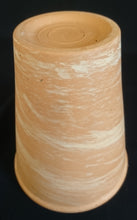 Lade das Bild in den Galerie-Viewer, BLUMENTOPF - Keramik / Steingut, Schleier Dekor, Handbemalt