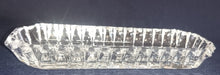Lade das Bild in den Galerie-Viewer, KLEINE GEBÄCKSCHALE - Kristallglas, Geometrisches Abstraktes Linien Dekor