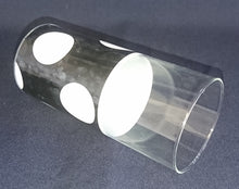 Lade das Bild in den Galerie-Viewer, GETRÄNKEGLAS - Hartglas, Kreise Dekor, Folienartig