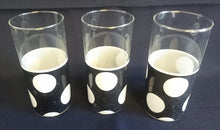 Lade das Bild in den Galerie-Viewer, GETRÄNKEGLAS - Hartglas, Kreise Dekor, Folienartig